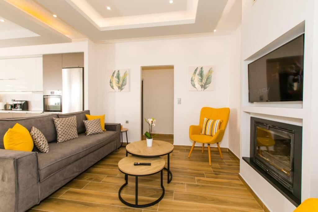 Villa Chrysi'S Ocean View Retreat à Kerames Extérieur photo